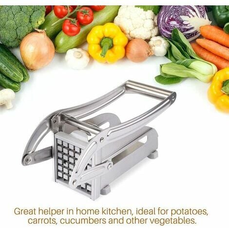 Coupe-frites professionnel en acier inoxydable pour pommes de terre et légumes pour usage domestique et commercial