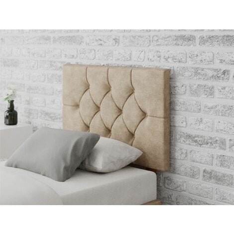 Queen deals beige headboard