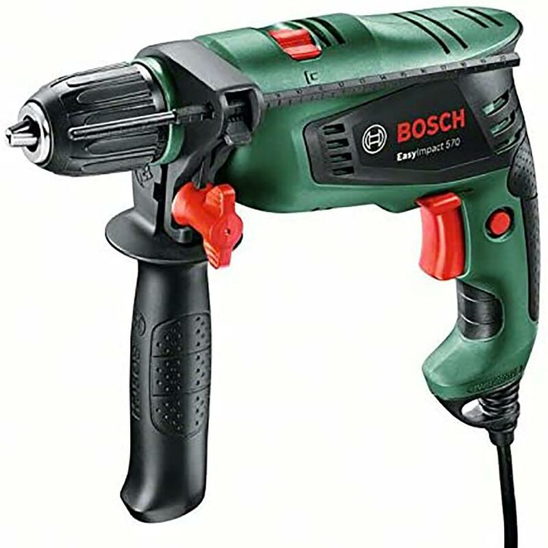 Taladro Percutor 570W Sin Llave Maletin 10Mm Easyimpact 570 Bosch