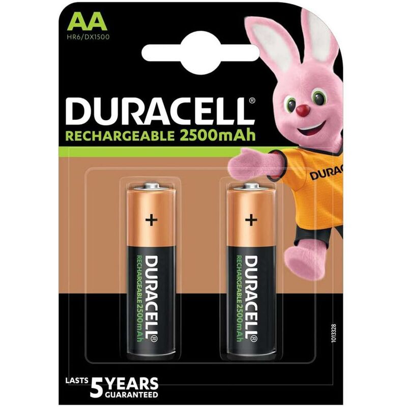 Pila Recargable Lr06 Aa Duracell 1,5V 2 Pz