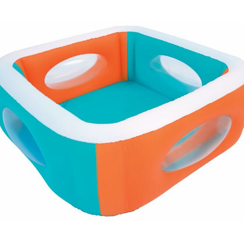 Piscina hinchable 168x168x56cm infantil bestway plastico window cuadrada 51132 115484