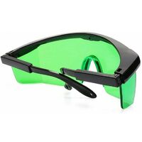 Occhiali protettivi con aggiornamento laser verde - Huepar GL01G Occhiali per il miglioramento della sicurezza della protezione degli occhi regolabili per l'allineamento del livello del laser verde