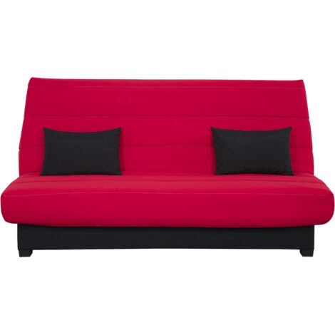 Banquette Clic clac SALMA 130 x 190, pearl rouge (1/5)