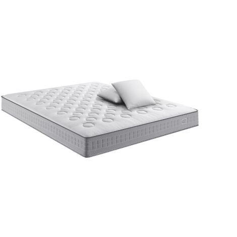 Matelas INITIAL 140x200, ressorts ensachés, ferme, H23 + 2 OREILLERS 60x60 (1/5)
