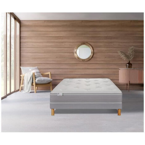 SIMMONS - Ensemble Duo Matelas Ressorts ensachés + Sommiers 2x80x200 cm - RSW5 (1/5)