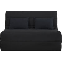 Banquette BZ OLIVIA 140 x 190, pearl noir