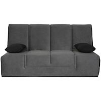 Housse pour la banquette clic-clac 130x190 gris