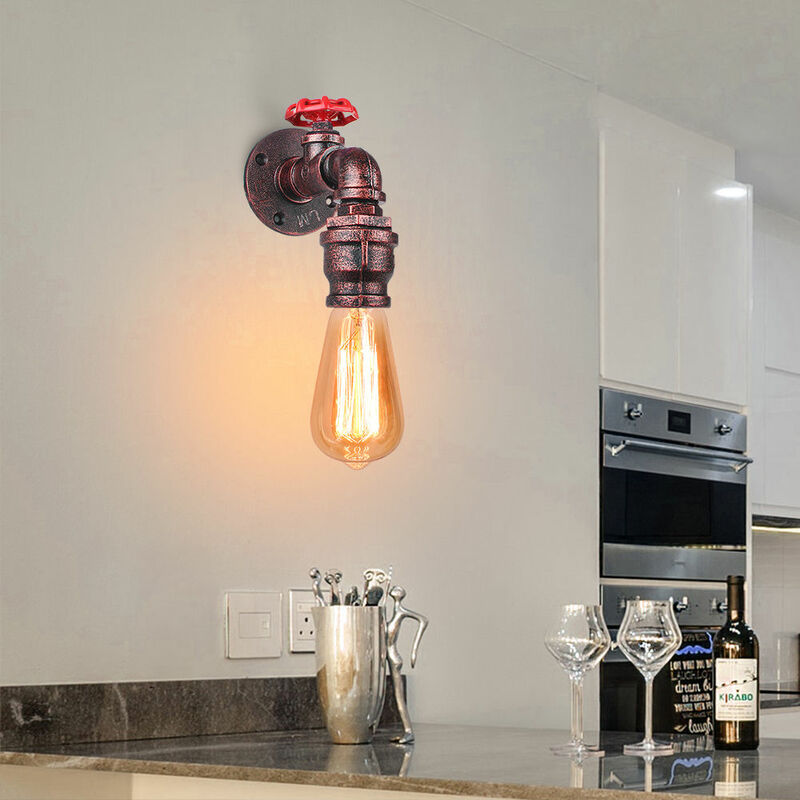 Jia Kuang wandlamp, Noilyn Country Antique Bamboe Wandlampen Antieke