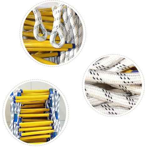 300cm Fire Escape Rope Ladder, Evacuation Ladders, Flame Resistant