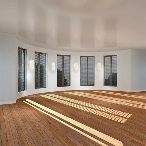 LED Wall Lamp White, 24W Modern IP44 Wall Light, Rectangle Wall Sconces Indoor for Bedroom Living Room - 2X Warm White