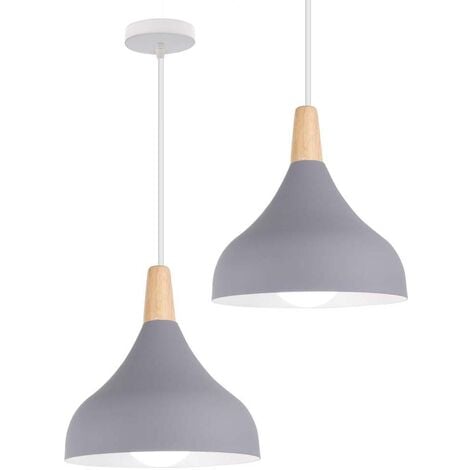 Grey wood light deals fixture