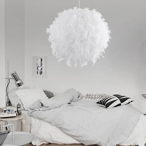 Feather ball store lamp