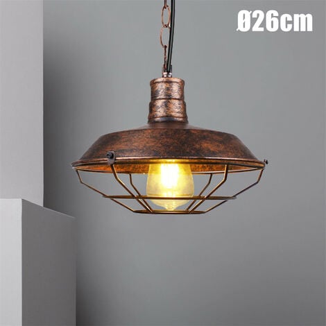 Vintage Pendant Light Fitting, Industrial Metal Lamp Shades Uk