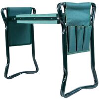Garden Kneeler and Seat with Handles and 2 Tool Pouches Foldable Garden Bench