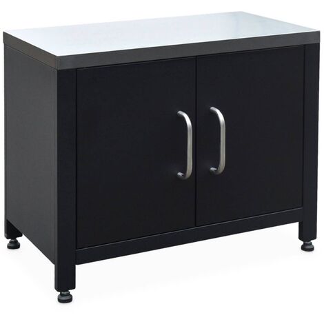 Meuble de cuisine extérieure en acier L80cm