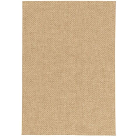 Tapis intérieur/extérieur effet jute coloris naturel. stabilisé aux UV 120 x 170 cm (1/5)