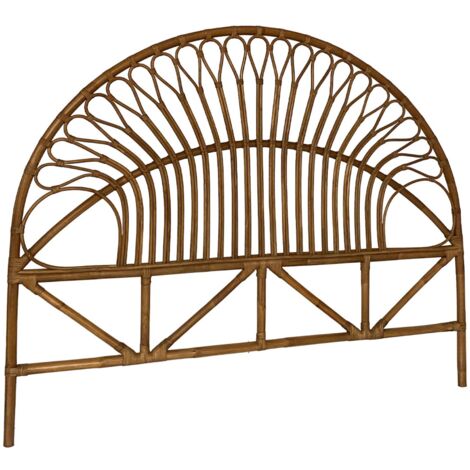 Tête de lit en rotin foncé. Malacca 160 cm (1/3)