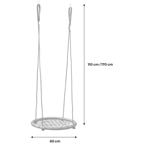 Balançoire nid d'oiseau Ø60cm pour portique de 2 à 2.2m agrès pour portique