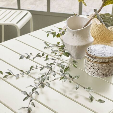 Table Haute De Jardin M Tal Places Beige X X Cm