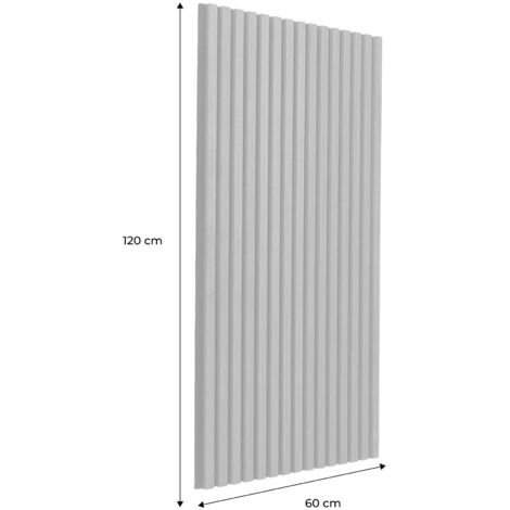 Panneaux Chêne Feutre Noir Panneaux Acoustiques Bois Aeco Sound - 4x 120x60cm Chêne/Noir Isolation Phonique Feutre Décoration Murale