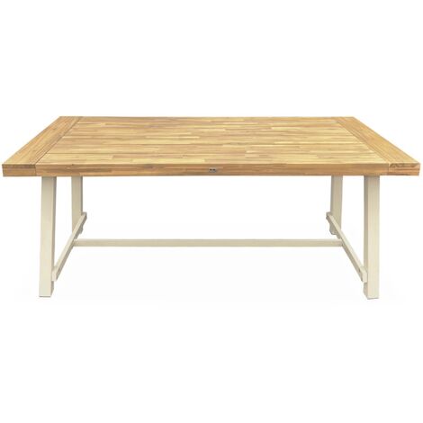 Maison Chic – Plateau de table rond en bois de teck massif 80 cm – Épaisseur 2,5 cm – Finition lisse pour usage intérieur et extérieur