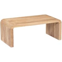 Table basse rectangulaire en acacia massif 100cm