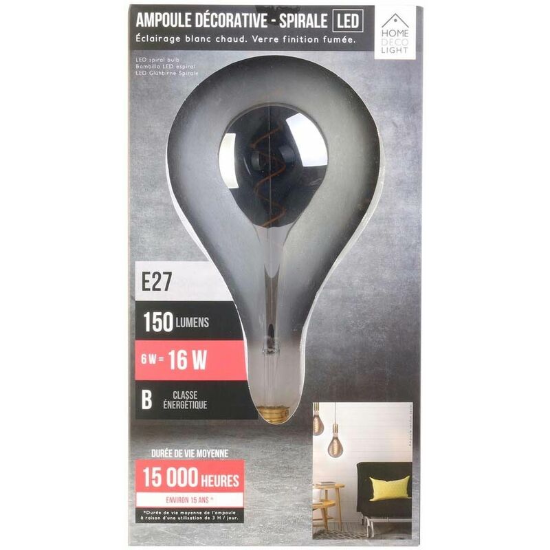 Ampoule LED Irisée Filament 4W E27