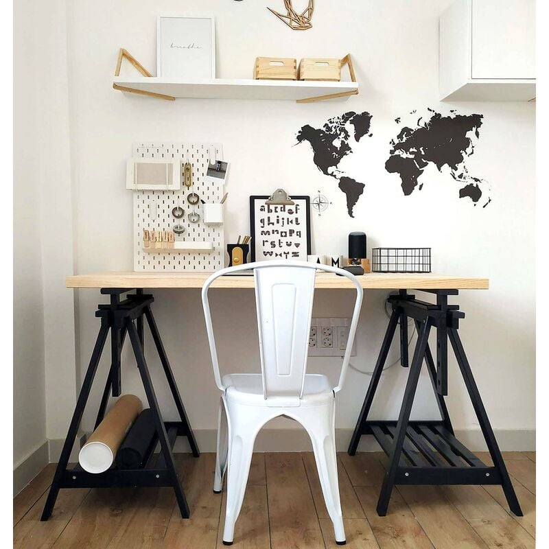 Tréteau bureau - Tréteaux en bois ou acier et pieds - IKEA