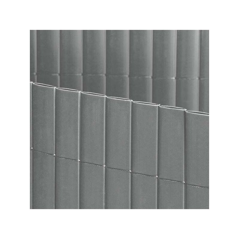 Canisse PVC Double Face gris perle