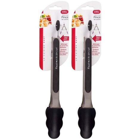 Pince de cuisine en silicone coloré (Lot de 2) (1/4)
