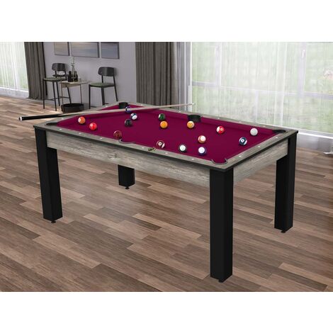 Billard convertible table 8 personnes Arizona + pack d'accessoires