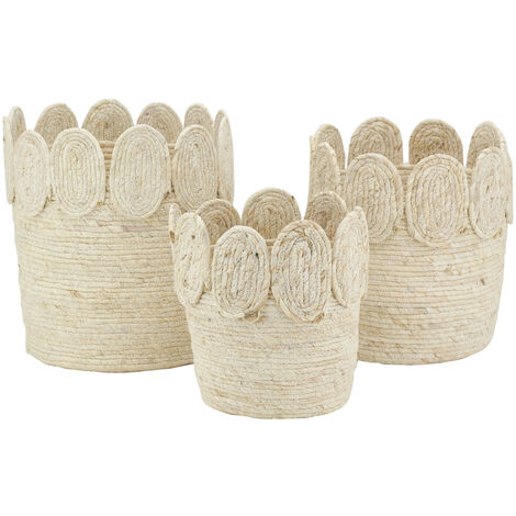 Cache-pots en maïs (Lot de 3)