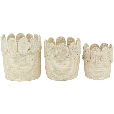 Cache-pots en maïs (Lot de 3)