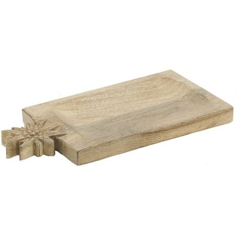 Planche de service en bois de manguier XXL - env. 89 cm / convient pour  aliments - Plateau plat à dresser