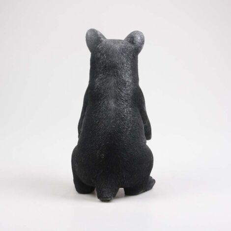 Statue Ours noir assis en résine - 32 cm - Achat & prix | fnac