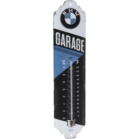 Thermomètre en métal Pub 28 x 6.5 cm BMW - Garage (1/2)