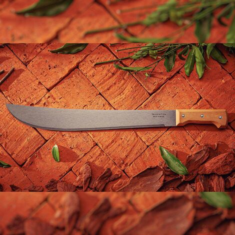 Machette en acier carbone et bois Lame 51 cm