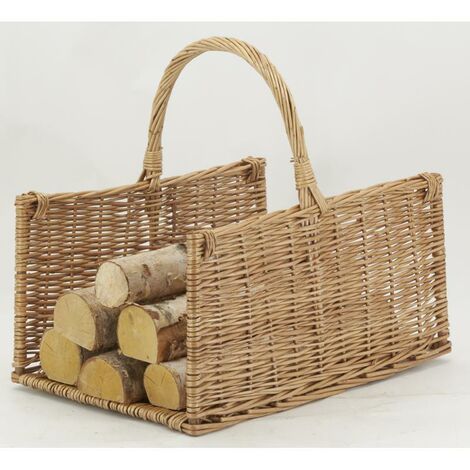 WoodLuv Corbeille rectangulaire en Osier Panier-Cadeau, de Rangement