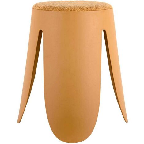 Tabouret en polypropylène Savor Ocre (1/4)