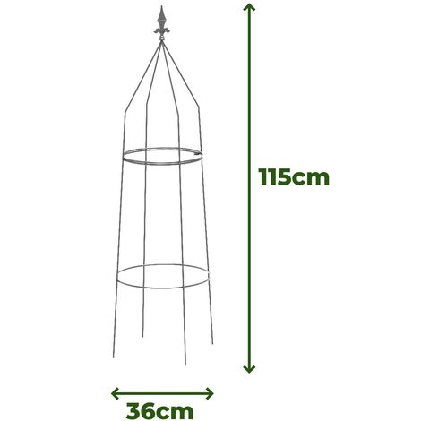 Treillis en acier View (Lot de 2)