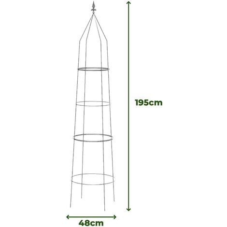 Treillis en acier View (Lot de 2)