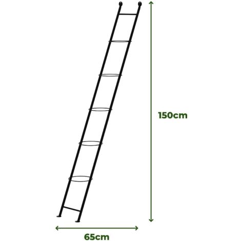Support à plantes en acier Ladder