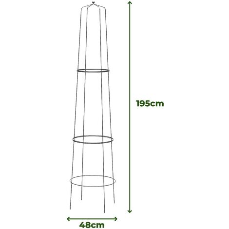 Treilli en acier Tower (Lot de 2)