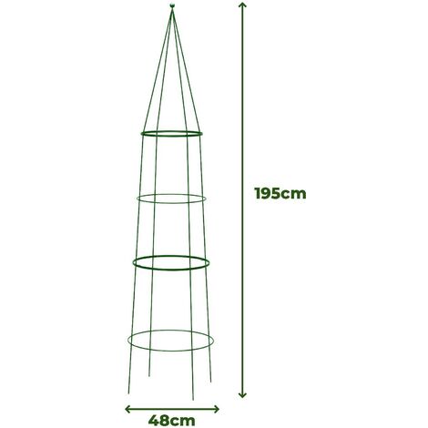 Treillis en acier Star (Lot de 2)