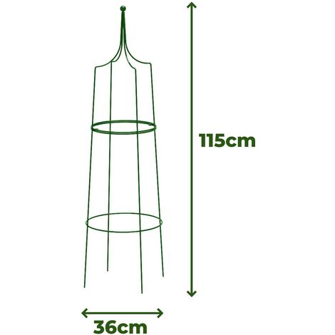 Treillis en acier Cross (Lot de 2)