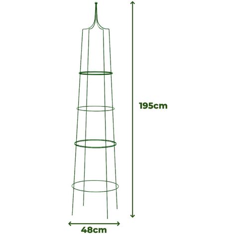 Treillis en acier Cross (Lot de 2)