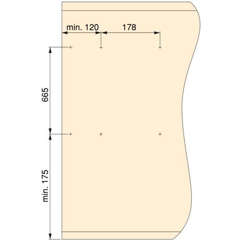 Miroir extractible pour l'intérieur de l'armoire