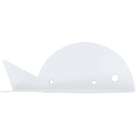 Etagère murale en métal blanc Poisson (1/3)