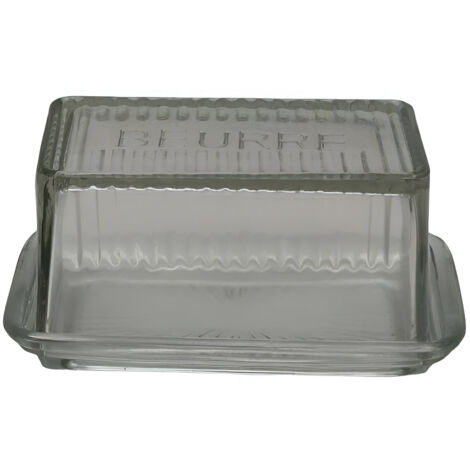 Beurrier en verre strié Cook (1/3)