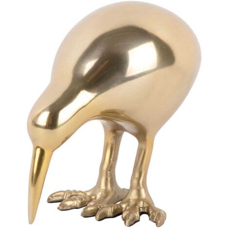 Statuette Kiwi en aluminium Doré (1/4)